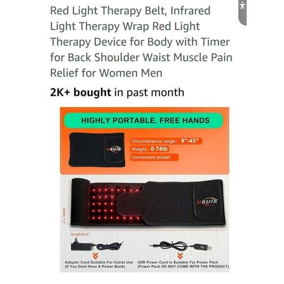 Red Light Therapy Wrap - Picture 7 of 8